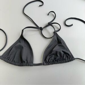 Skims triangle bikini top gray Small
